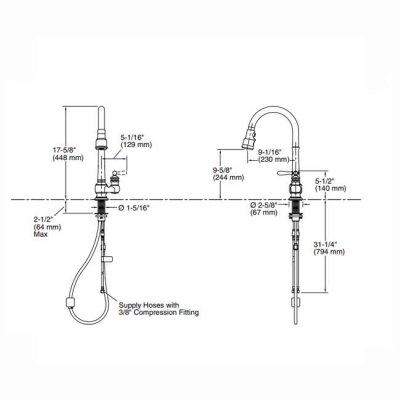 Kohler Eviye Bataryası Artifacts, Oil Rubbed Bronze - Thumbnail 10KOH99260-2BZ