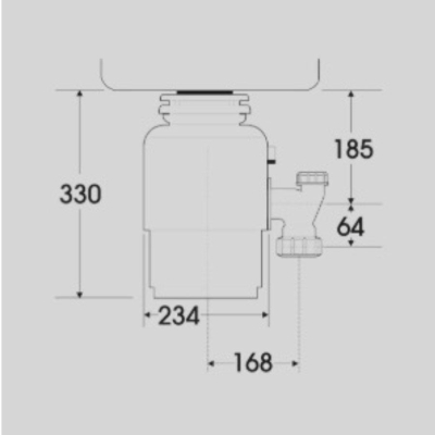 BLANCO - Blanco Çöp Öğütücü ISE Model 46 A/S - 410839 (1)