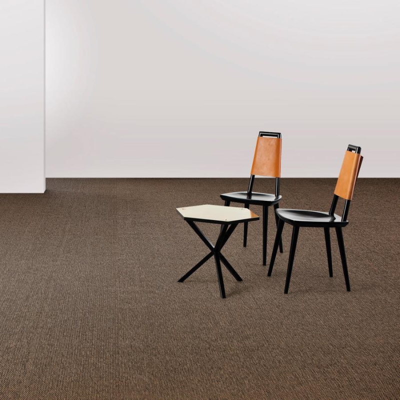 Bolon Vinil Yer Döşemesi, Bkb Sisal Natur Black 50 x 50 Karo - 10BOL55054190