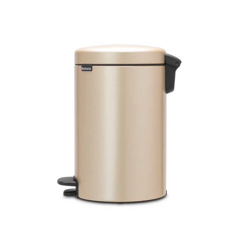 Brabantia Çöp Kutusu 12 litre Newicon Pedallı Şampanya Rengi 304446 - 20BRA304446