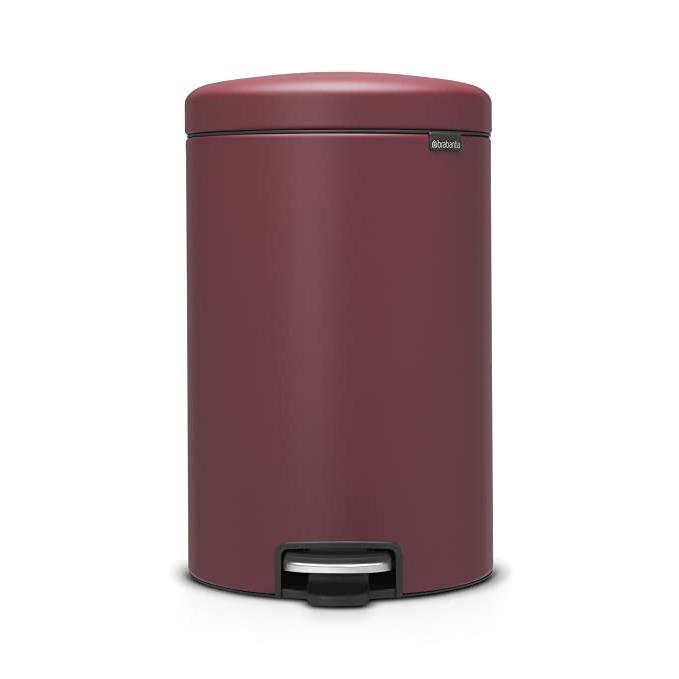 Brabantia Çöp Kutusu 20 litre Newicon Pedallı Kırmızı 115905 - 20BRA115905