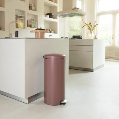 Brabantia Çöp Kutusu 30 litre Newicon Pedallı Satin Taupe 234040 - Thumbnail 20BRA234040