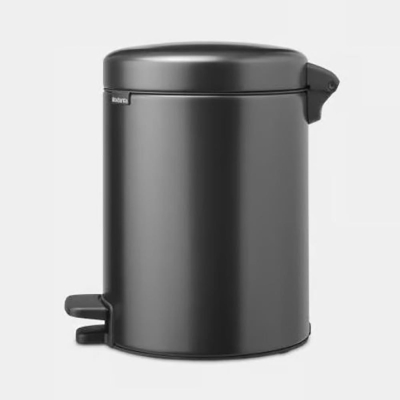 Brabantia Çöp Kutusu 5 litre Newicon Pedallı Confident Grey 233463 - Thumbnail 20BRA233463