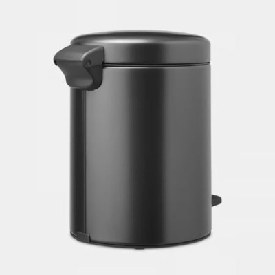 Brabantia Çöp Kutusu 5 litre Newicon Pedallı Confident Grey 233463 - Thumbnail 20BRA233463