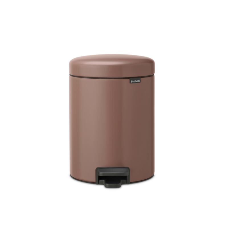 Brabantia Çöp Kutusu 5 litre Newicon Pedallı Satin Taupe 233982 - 20BRA233982