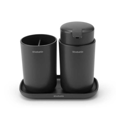 Brabantia Renew 3 Parça Banyo Seti Dark Grey 280368 - Thumbnail 20BRA280368