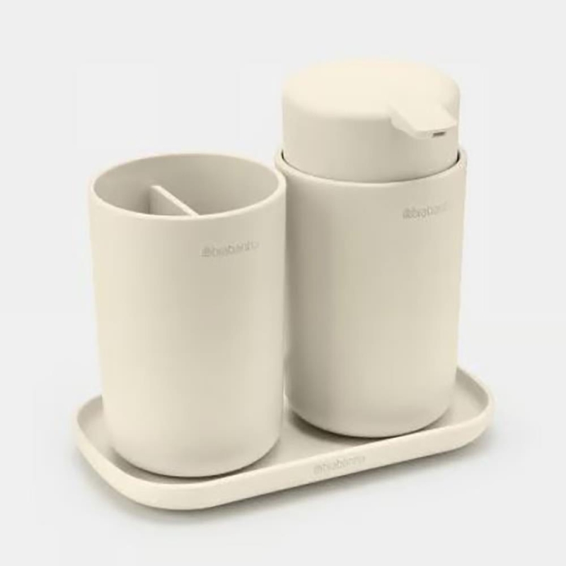 Brabantia Renew 3 Parça Banyo Seti Soft Bej 223402 - 20BRA223402