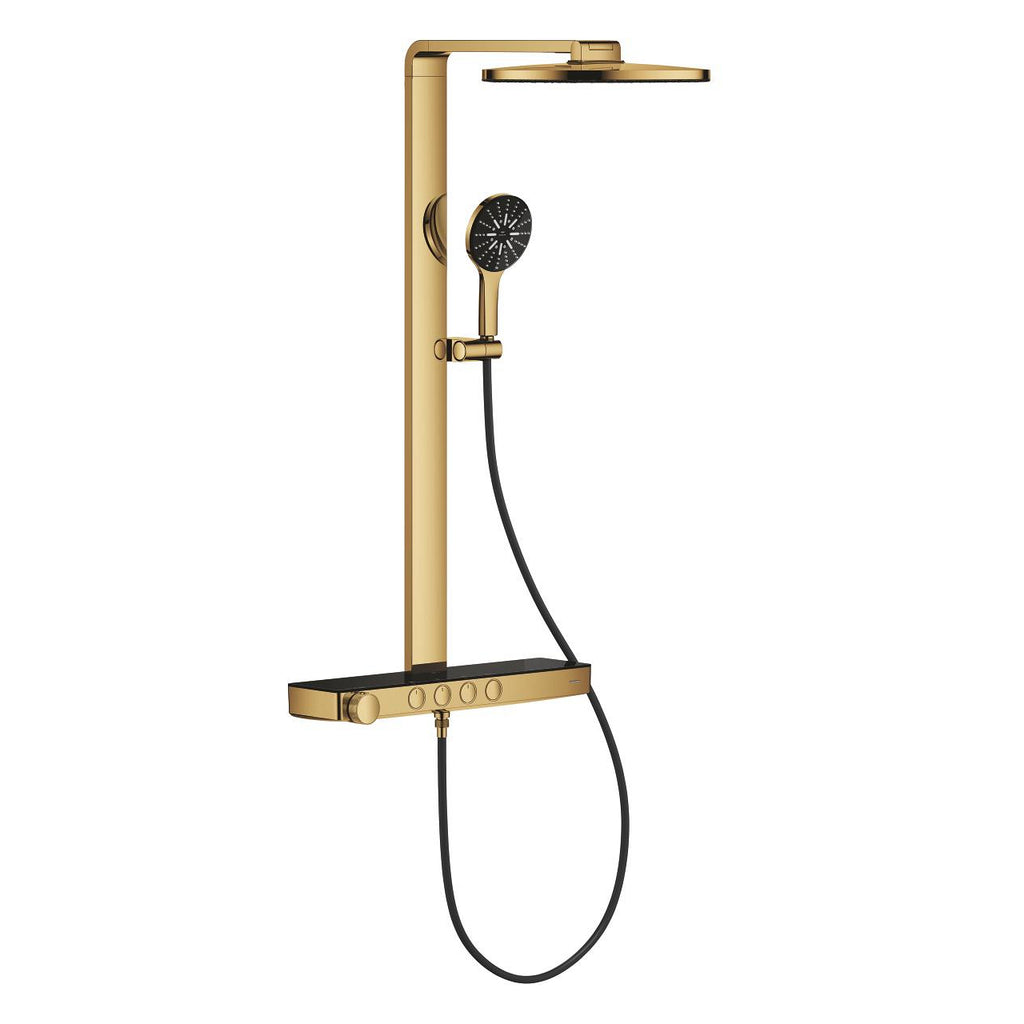 Grohe Rainshower Aqua Pure Duvara Monte Termostatik Bataryalı Duş Sistemi Cool Sunrise – 100964GL00