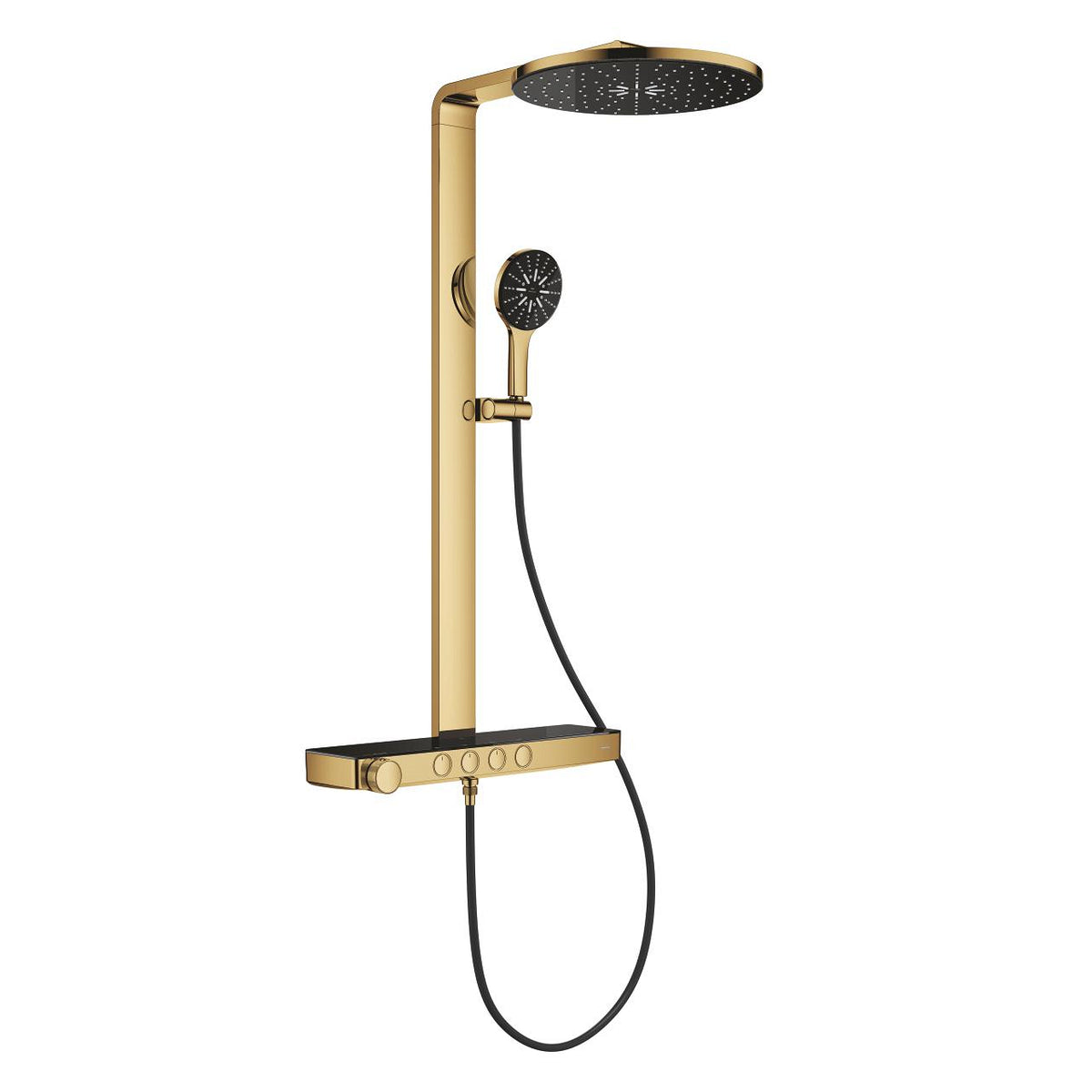 Grohe Rainshower Aqua Pure Duvara Monte Termostatik Bataryalı Duş Sistemi Cool Sunrise – 100964GL00