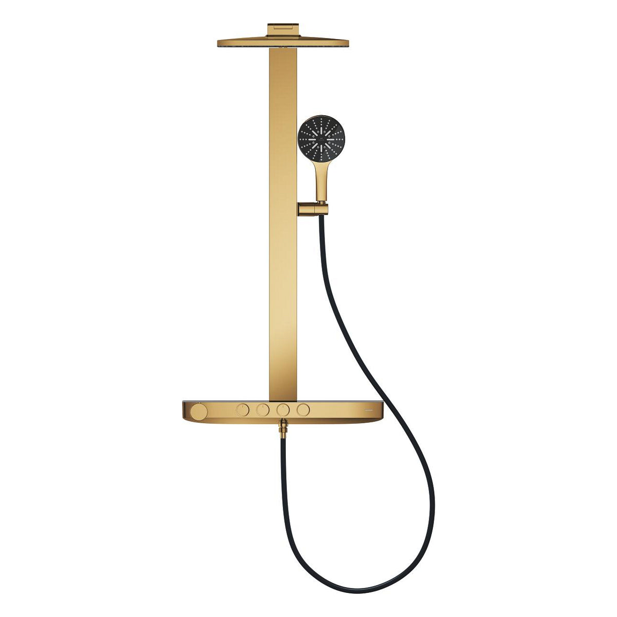 Grohe Rainshower Aqua Pure Duvara Monte Termostatik Bataryalı Duş Sistemi Cool Sunrise – 100964GL00