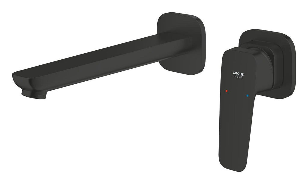 Grohe Lavabo Bataryası İki Delikli Duvardan Cubeo L-Size Mat Siyah – 1017892430