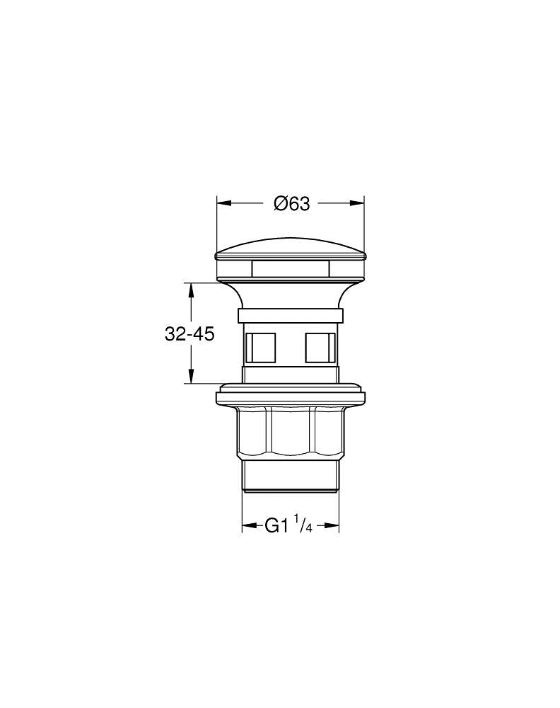 Grohe Bas-Aç Sifon Tapa Takımı - 1024642430