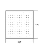 Grohe Rainshower Aqua Tiles Gömme Tavan Duşu Mono 33,4x33,4 cm Br. Hard Graphite – 104986AL00