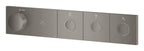 Grohe Grohtherm Aqua Tiles 3 Valfli Akış Kontrollü, Ankastre Termostatik Duş Bataryası Br. Hard Graphite – 106866AL00