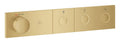 Grohe Grohtherm Aqua Tiles 3 Valfli Akış Kontrollü, Ankastre Termostatik Duş Bataryası Br. Cool Sunrise – 106866GN00