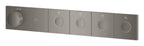 Grohe Grohtherm Aqua Tiles 4 Valfli Akış Kontrollü, Ankastre Termostatik Duş Bataryası Br. Hard Graphite – 106867AL00