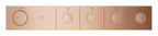 Grohe Grohtherm Aqua Tiles 4 Valfli Akış Kontrollü, Ankastre Termostatik Duş Bataryası Br. Warm Sunset – 106867DL00