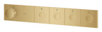 Grohe Grohtherm Aqua Tiles 4 Valfli Akış Kontrollü, Ankastre Termostatik Duş Bataryası Br. Cool Sunrise – 106867GN00
