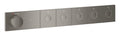 Grohe Grohtherm Aqua Tiles 5 Valfli Akış Kontrollü, Ankastre Termostatik Duş Bataryası Br. Hard Graphite – 106868AL00