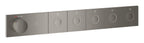 Grohe Grohtherm Aqua Tiles 5 Valfli Akış Kontrollü, Ankastre Termostatik Duş Bataryası Br. Hard Graphite – 106868AL00