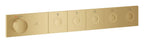 Grohe Grohtherm Aqua Tiles 5 Valfli Akış Kontrollü, Ankastre Termostatik Duş Bataryası Br. Cool Sunrise – 106868GN00