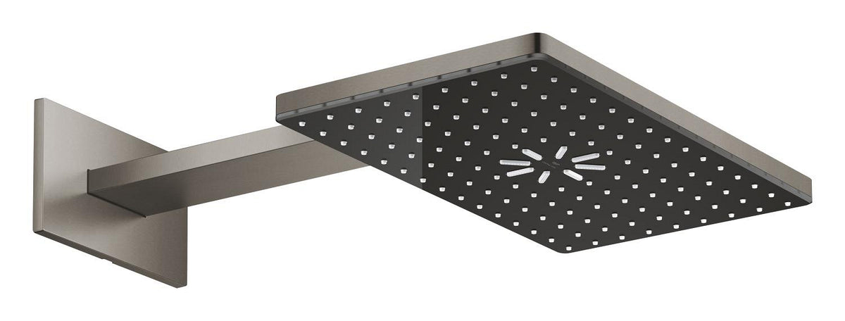 Grohe Rainshower Aqua Tepe Duşu Seti 400x230 Mm, 2 Akışlı Br. Hard Graphite – 107055AL00