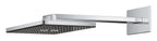 Grohe Rainshower Aqua Tepe Duşu Seti 400x230 Mm, 2 Akışlı Krom+Siyah – 107055KI00