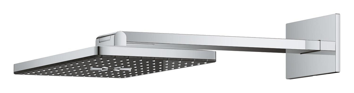 Grohe Rainshower Aqua Tepe Duşu Seti 400x230 Mm, 2 Akışlı Krom+Siyah – 107055KI00
