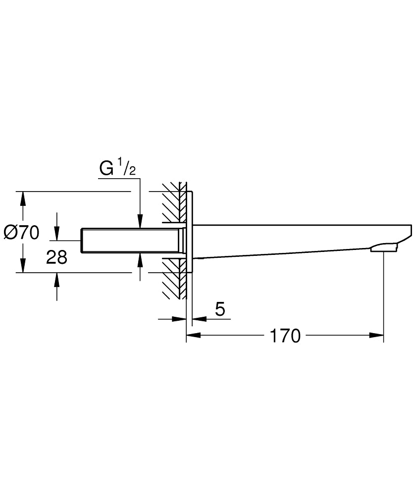 Grohe Lineare Çıkış Ucu Brushed Hard Graphite – 13383AL1