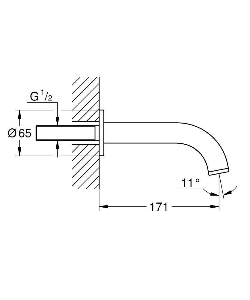 Grohe Atrio Çıkış Ucu - 13487AL0