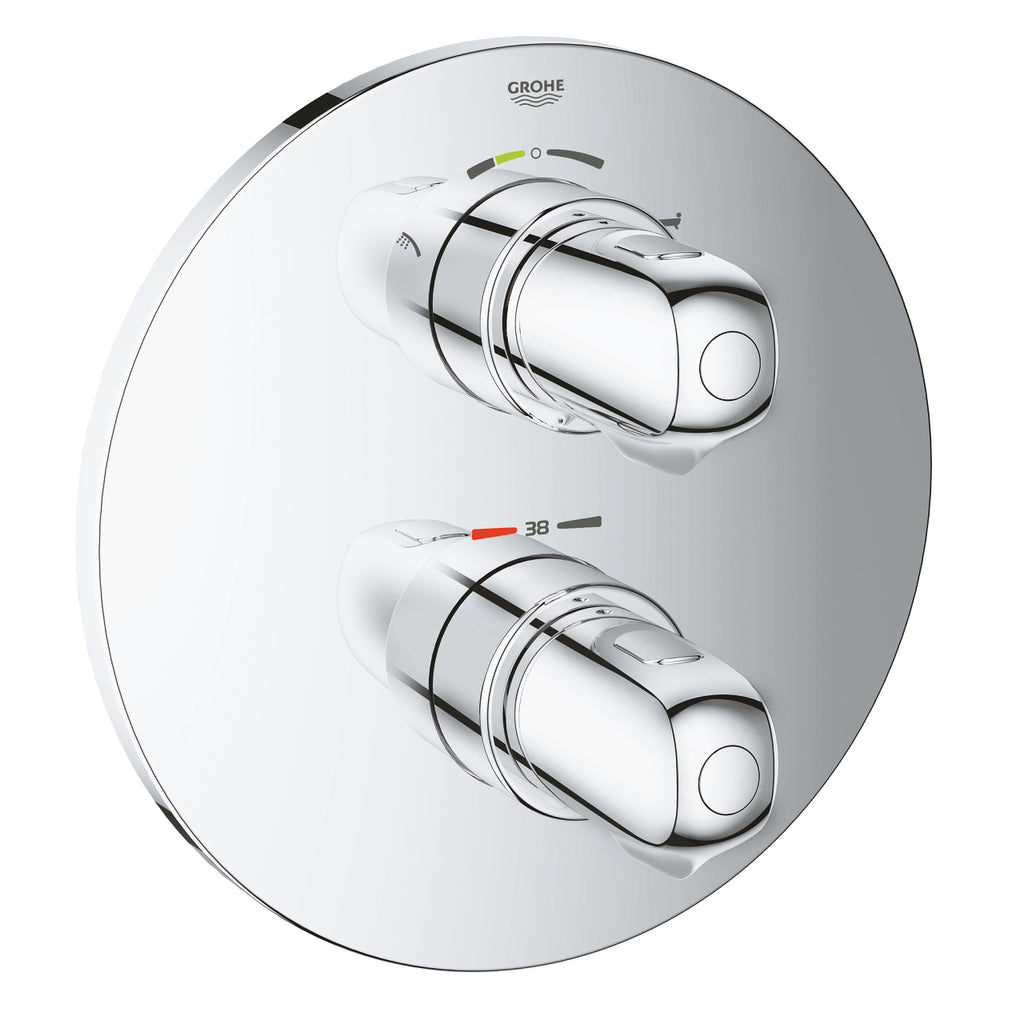 Grohe Grohtherm 1000 İki Yönlü Ankastre Termostatik Banyo Bataryası - 19986000