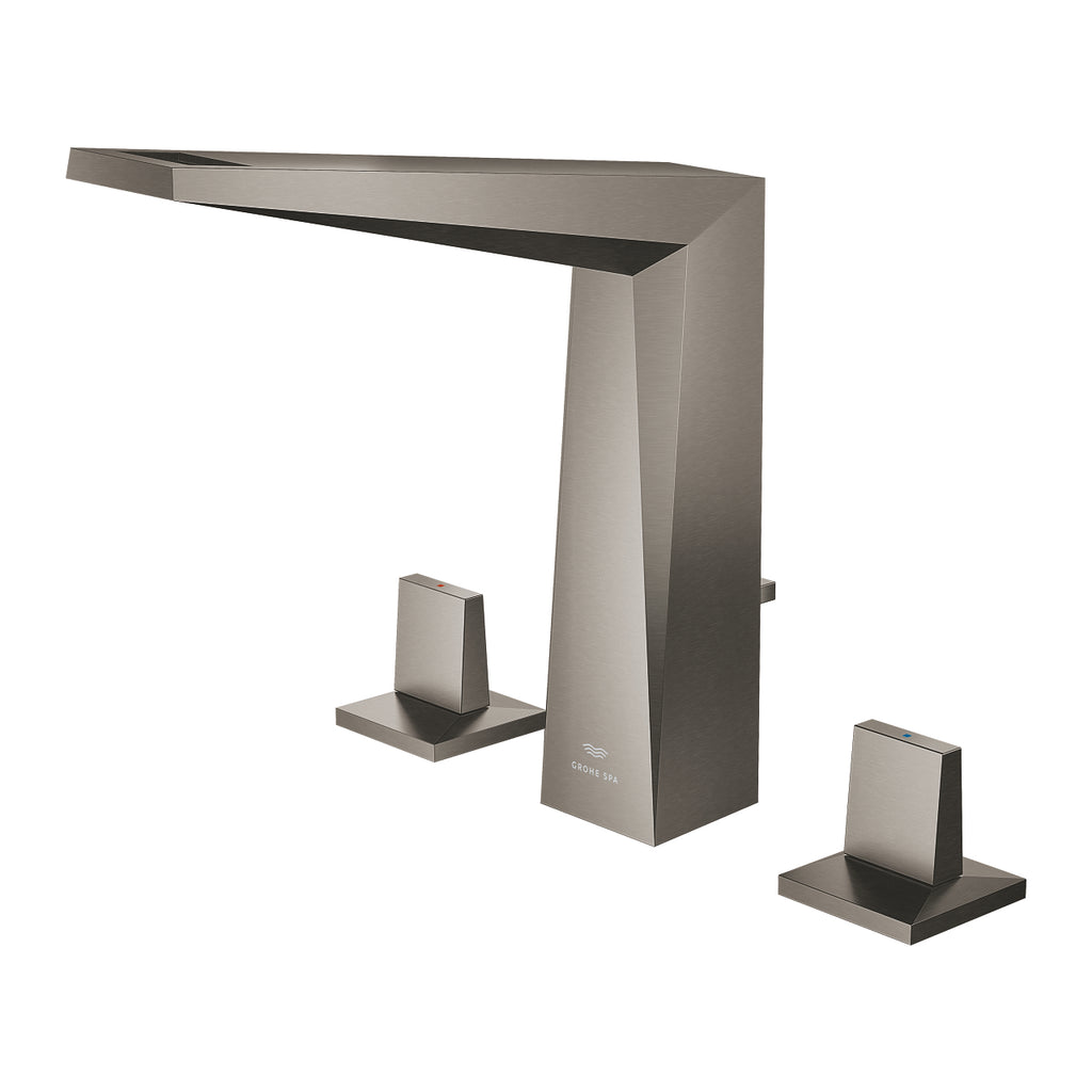 Grohe Allure Brilliant 3 Delikli Lavabo Bataryası L-Boyut Brushed Hard Graphite – 20627AL0