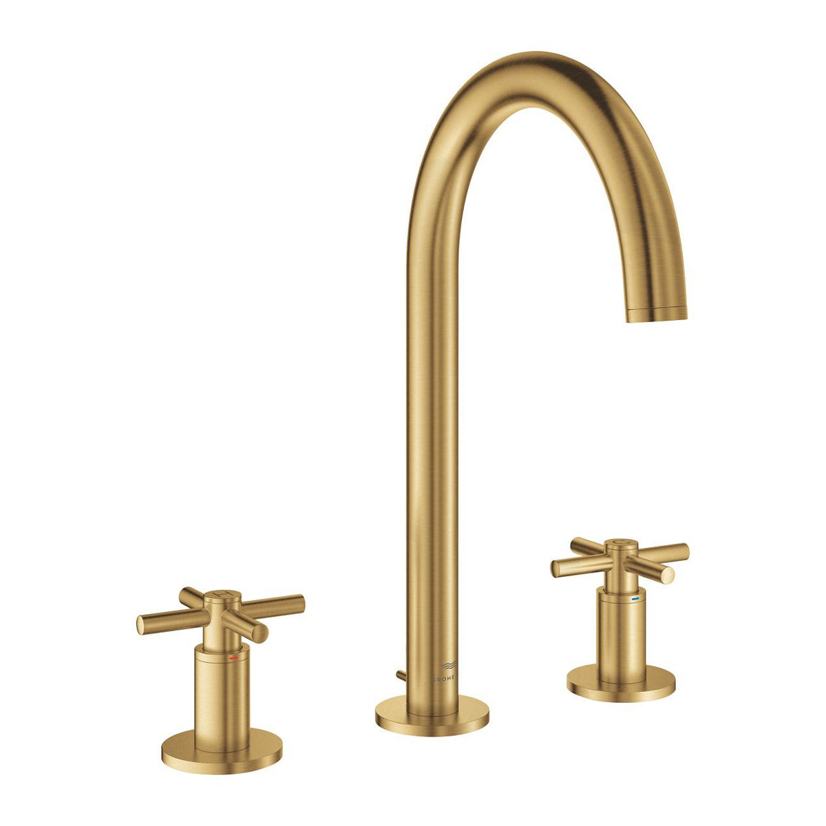 Grohe Atrio 3 Delikli Lavabo Bataryası L-Boyut Brushed Cool Sunrise – 20643GN0