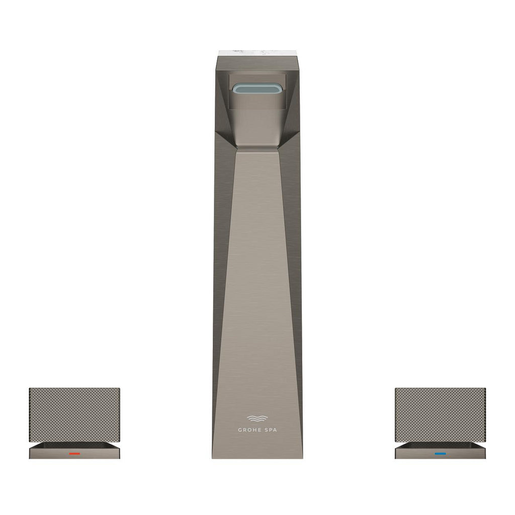 Grohe Allure Brilliant Private Collection 3 Delikli Lavabo Bataryası L Boyut Brushed Hard Graphite – 20671AL0