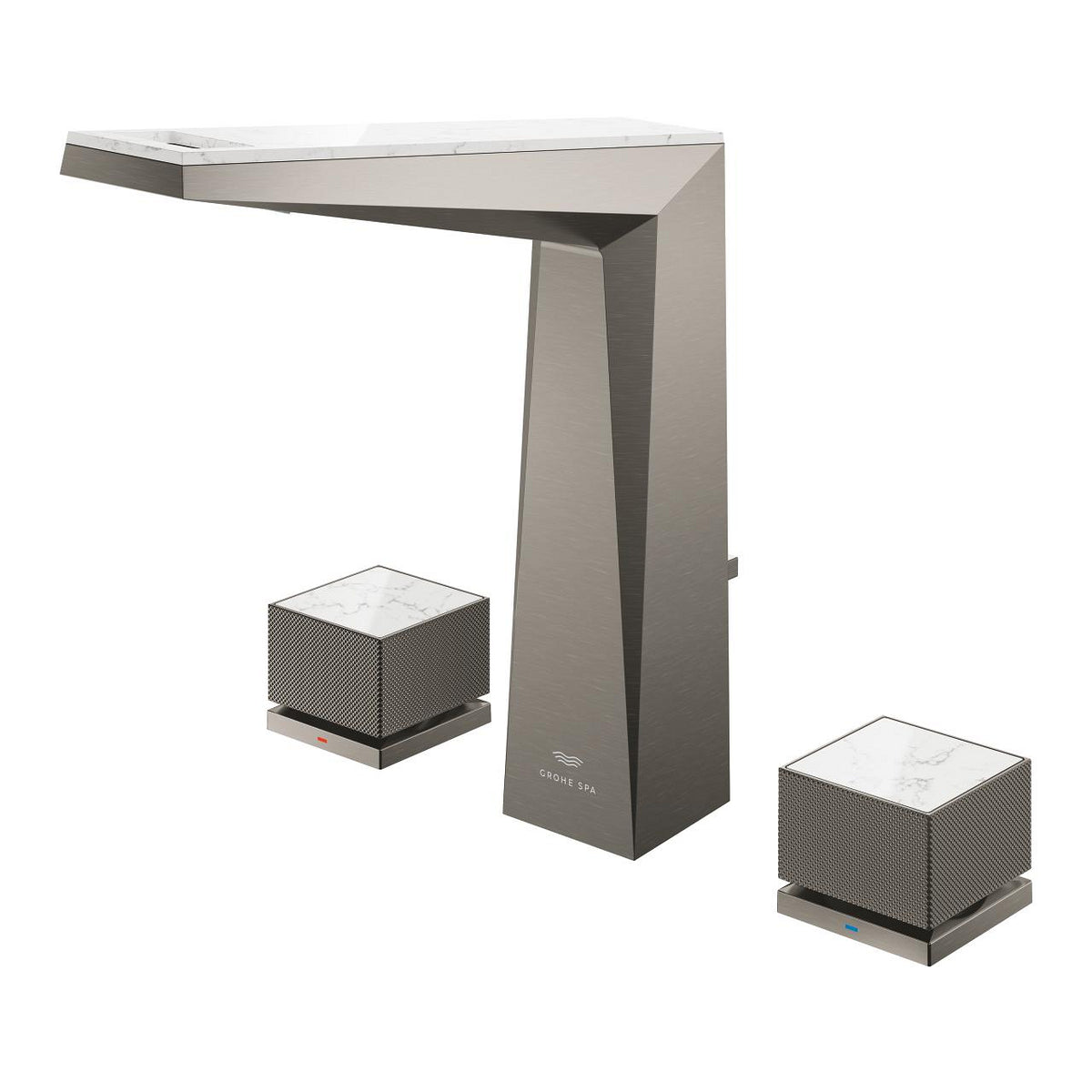 Grohe Allure Brilliant Private Collection 3 Delikli Lavabo Bataryası L Boyut Brushed Hard Graphite – 20671AL0
