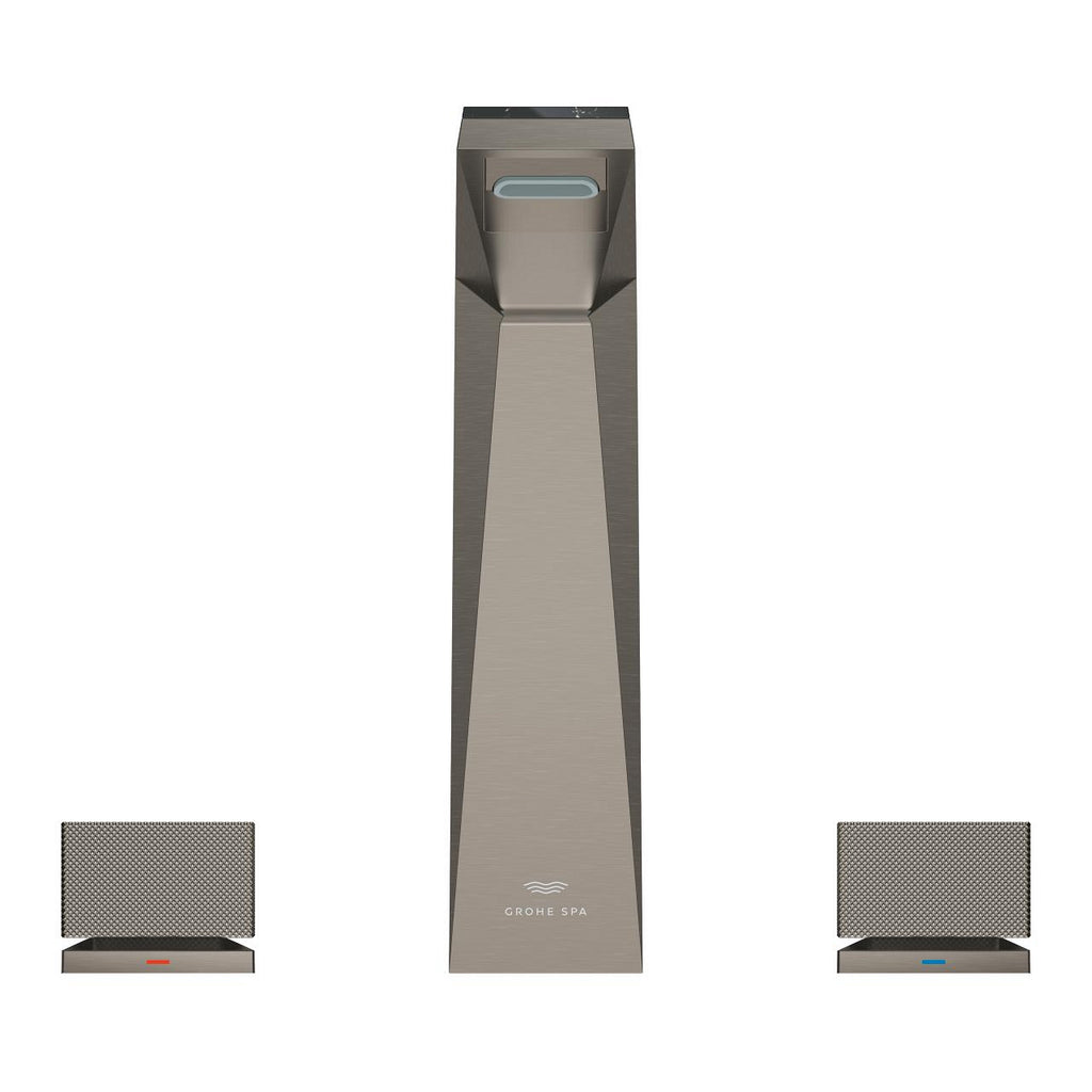Grohe Allure Brilliant Private Collection 3 Delikli Lavabo Bataryası L Boyut Brushed Hard Graphite – 20672AL0