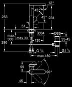 Grohe Lavabo Bataryası Plus L-Boyut Brushed Hard Graphite – 23851AL4