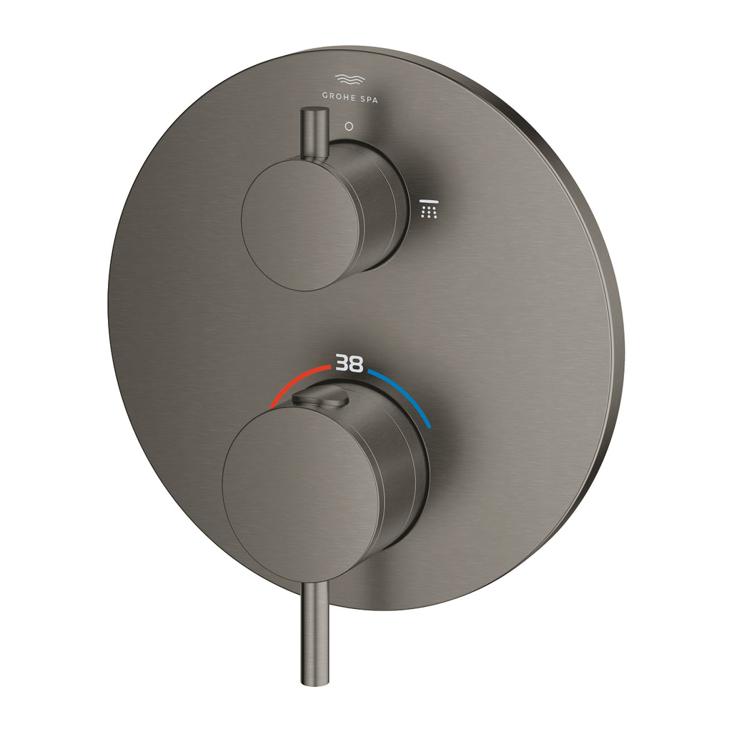 Grohe Ankastre Term. Banyo Bat. 2 Çık. Atrio Br.Hard Graphite-24358AL0