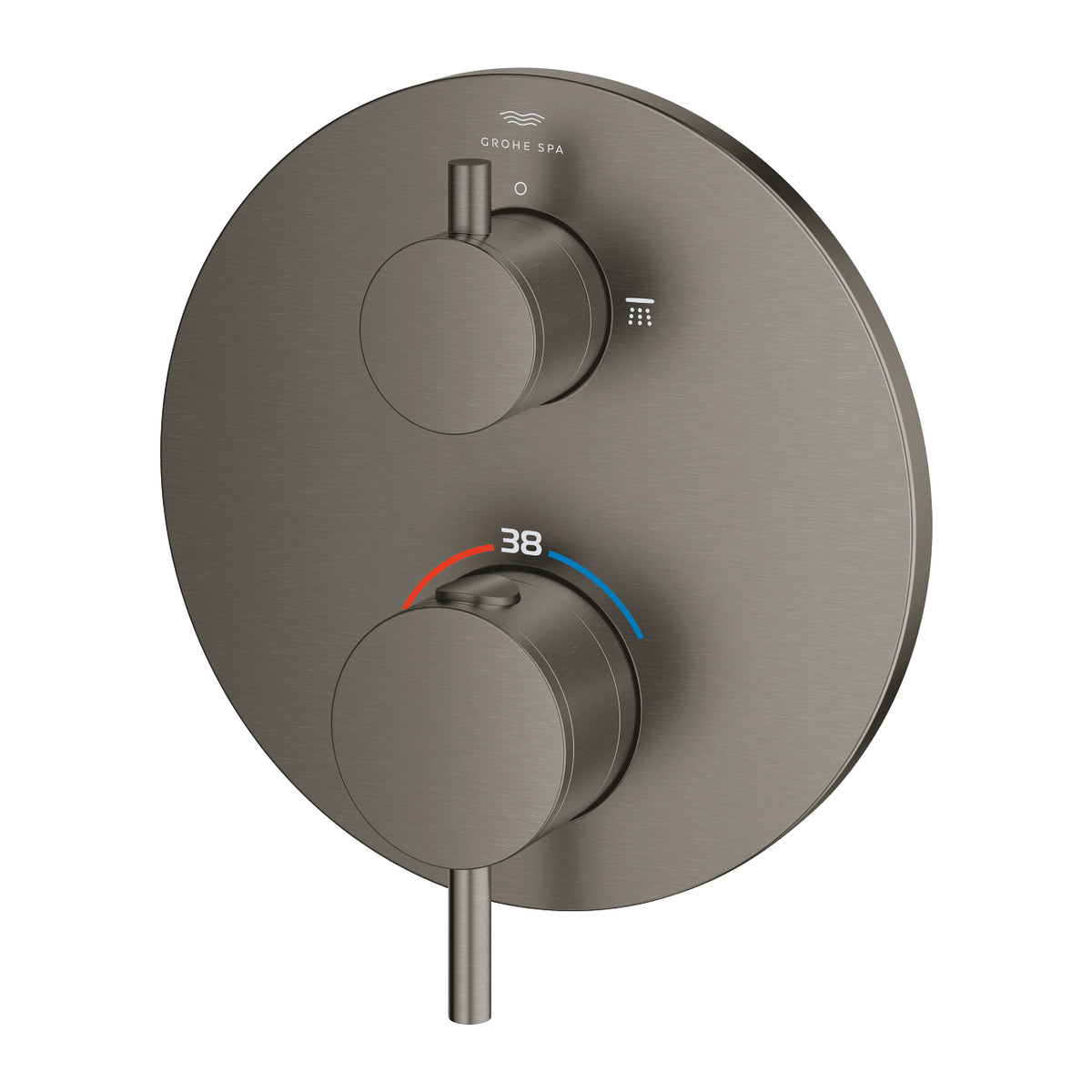 Grohe Ankastre Term. Banyo Bat. 2 Çık. Atrio Br.Hard Graphite-24358AL0
