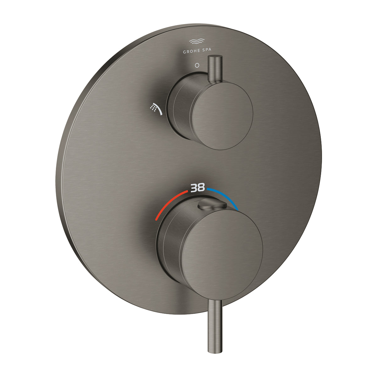 Grohe Ankastre Term. Banyo Bat. 2 Çık. Atrio Br.Hard Graphite-24358AL0
