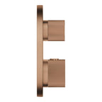 Grohe Atrio Private Collection Ankastre Termostatik Banyo Bataryası 2 Çıkışlı Brushed Warm Sunset – 24396DL0