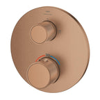 Grohe Atrio Private Collection Ankastre Termostatik Banyo Bataryası 2 Çıkışlı Brushed Warm Sunset – 24396DL0