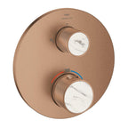 Grohe Atrio Private Collection Ankastre Termostatik Banyo Bataryası 2 Çıkışlı Brushed Warm Sunset – 24396DL0