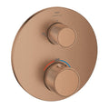 Grohe Atrio Private Collection Ankastre Termostatik Banyo Bataryası 2 Çıkışlı Brushed Warm Sunset – 24396DL0