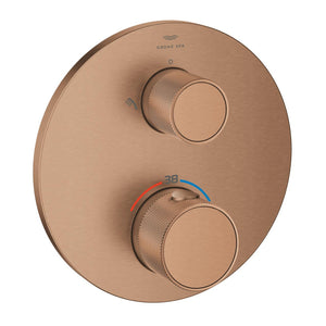 Grohe Atrio Private Collection Ankastre Termostatik Banyo Bataryası 2 Çıkışlı Brushed Warm Sunset – 24396DL0