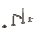 Grohe Essence 4 Delikli Küvet Bataryası Brushed Hard Graphite - 25251AL1