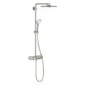 Grohe Euphoria Smartcontrol 310 Duo Duş Sistemi Duvara Monte Termostatik Bataryalı Duş Sistemi SuperSteel - 26507DC0