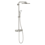 Grohe Euphoria Smartcontrol 310 Duo Duş Sistemi Duvara Monte Termostatik Bataryalı Duş Sistemi SuperSteel - 26507DC0