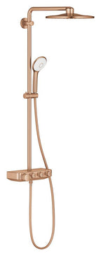 Grohe Euphoria Smartcontrol 310 Duo Duş Sistemi Duvara Monte Termostatik Bataryalı Duş Sistemi Br. Warm Sunset - 26507DL0