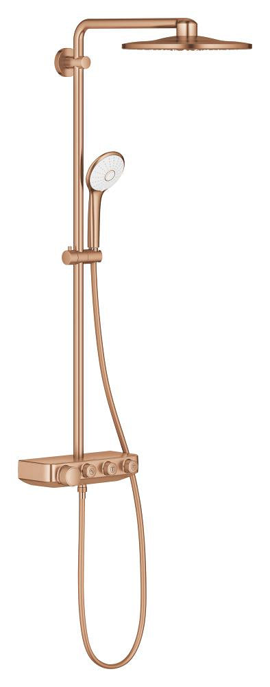Grohe Euphoria Smartcontrol 310 Duo Duş Sistemi Duvara Monte Termostatik Bataryalı Duş Sistemi Br. Warm Sunset - 26507DL0